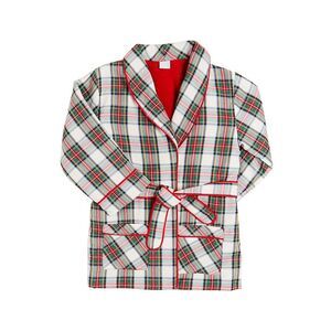 Pepa London Girls  Sussex Tartan Dressing Gown, Red
